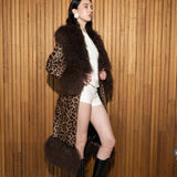 West End Coat in Leopard