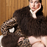 West End Coat in Leopard