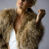 Exotique Winter Jacket in Natural - Mode & Affaire