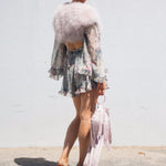 Plume Blush Feather Bolero - Mode & Affaire