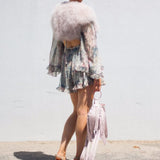 Plume Blush Feather Bolero - Mode & Affaire