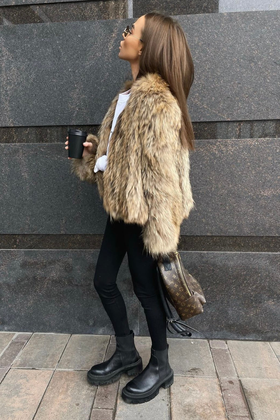 Exotique Winter Jacket in Natural - Mode & Affaire