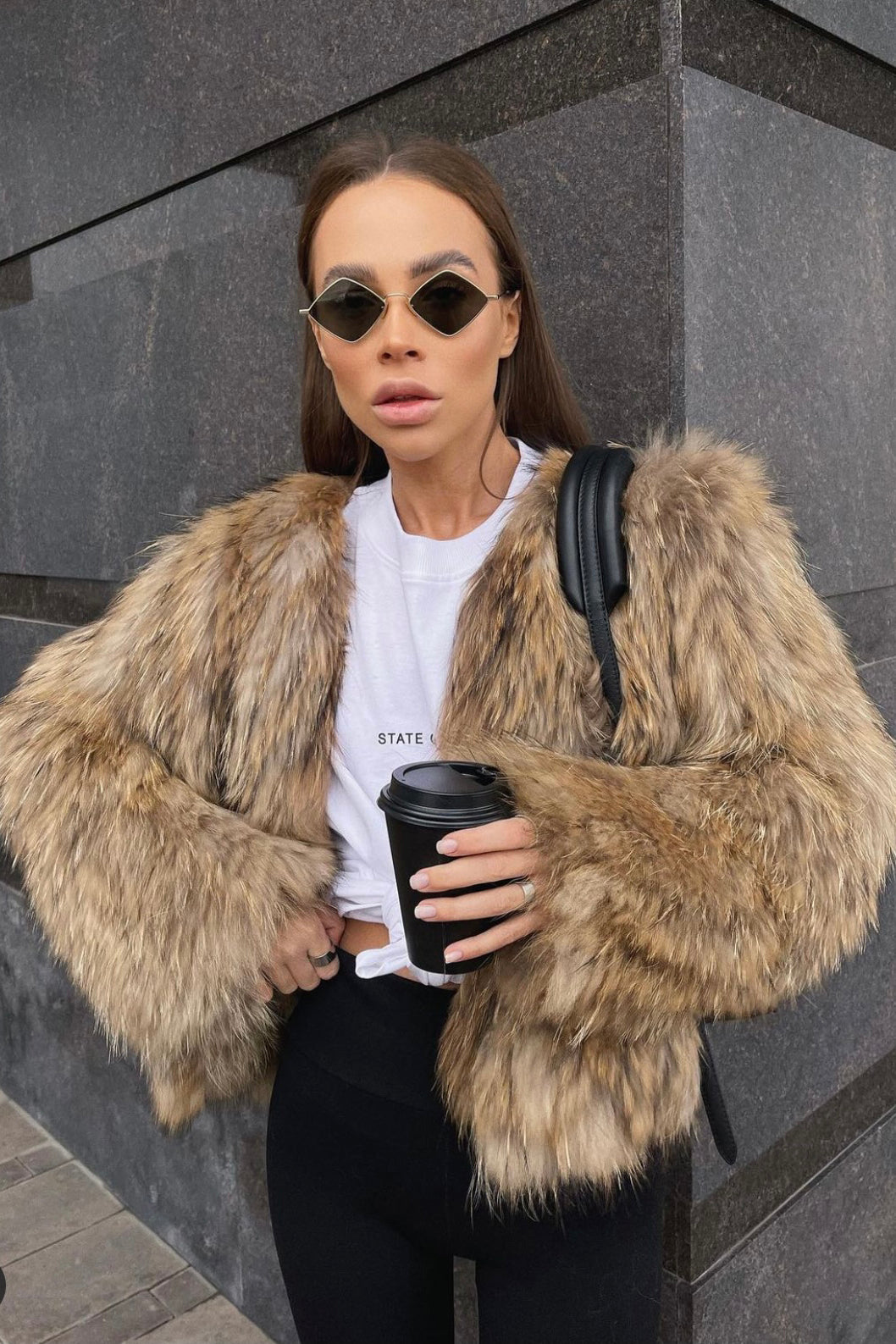 Exotique Winter Jacket in Natural - Mode & Affaire