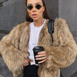 Exotique Winter Jacket in Natural - Mode & Affaire