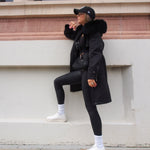 Copenhagen Long Parka in Onyx - Mode & Affaire