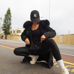 Copenhagen Long Parka in Onyx - Mode & Affaire