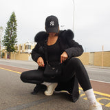 Copenhagen Long Parka in Onyx - Mode & Affaire