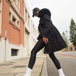 Copenhagen Long Parka in Onyx - Mode & Affaire