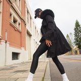 Copenhagen Long Parka in Onyx - Mode & Affaire