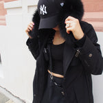 Copenhagen Long Parka in Onyx - Mode & Affaire