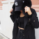 Copenhagen Long Parka in Onyx - Mode & Affaire