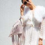 Plume Bridesmaid Bolero in Snow - Mode & Affaire
