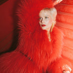 One More Dance Fluffy Jacket in Maraschino - Mode & Affaire
