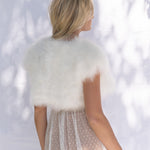 Plume Bridesmaid Bolero in Snow - Mode & Affaire