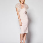 Plume Blush Feather Bolero - Mode & Affaire