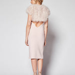 Plume Blush Feather Bolero - Mode & Affaire