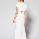 Plume Bridesmaid Bolero in Snow - Mode & Affaire
