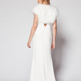 Plume Bridesmaid Bolero in Snow - Mode & Affaire