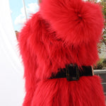 One More Dance Fluffy Jacket in Maraschino - Mode & Affaire