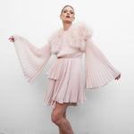Plume Blush Feather Bolero - Mode & Affaire
