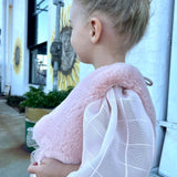 Kids Faux Fur Vest in Petal - Mode & Affaire