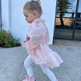Kids Faux Fur Vest in Petal - Mode & Affaire