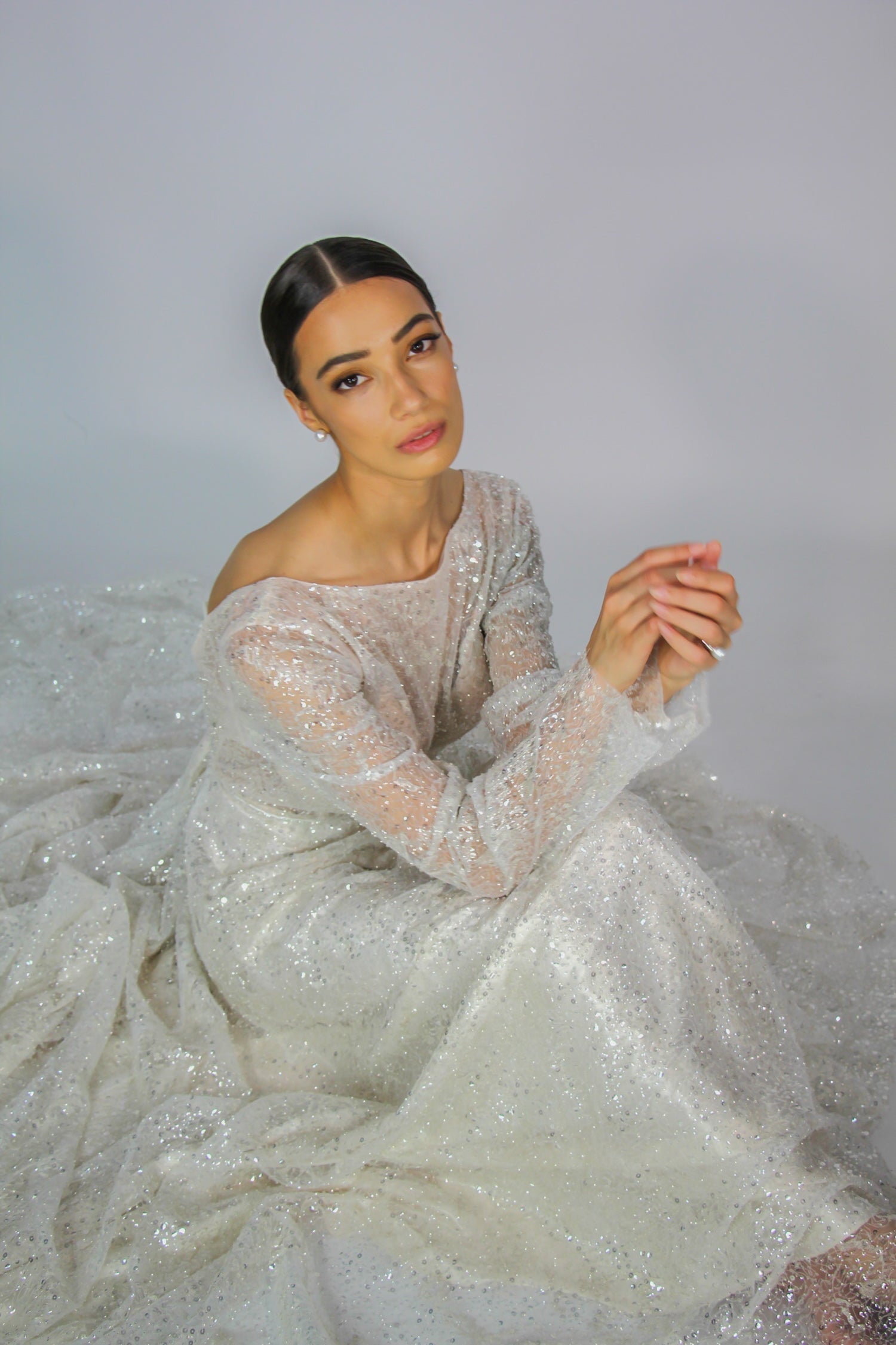 High Neck Isola Bridal Gown - Mode & Affaire