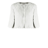 Aimer White Bridal Cape in Snow - Mode & Affaire