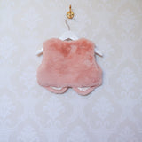 Kids Faux Fur Vest in Petal - Mode & Affaire